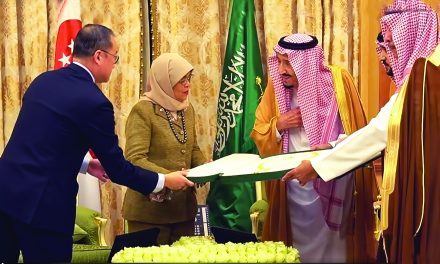 Singapore President Halimah Upbeat on Saudi-Singapore Ties