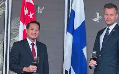 Finland Embassy in Singapore Held a Diplomatic Reception to Celebrate 105th Independence Day