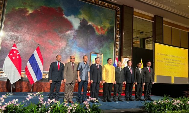 An Official Ceremony Celebrating Thai National Day was Held at the Thai Embassy in Singapore