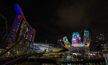 Marina Bay Sands Lights Up for Blockbuster Transformers Premiere