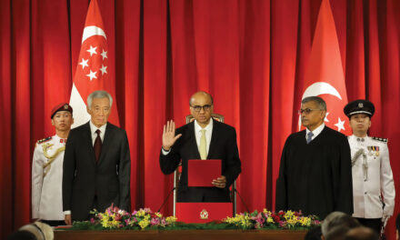 SINGAPORE ELECTS NEW PRESIDENT Tharman Shanmugratnam