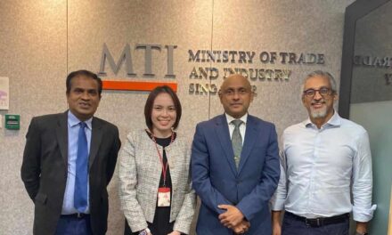 SRI LANKAN HIGH COMMISSIONER DISCUSSES TRADE COLLABORATION WITH SINGAPORE OFFICIALS