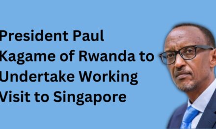 President Paul Kagame of Rwanda to Undertake Working Visit to Singapore