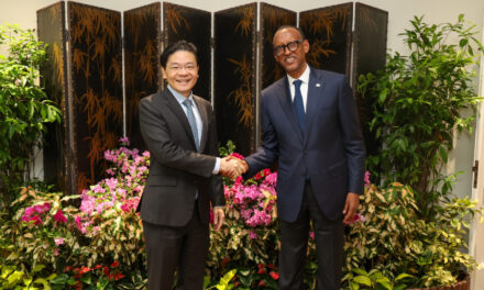 Singapore’s Prime Minister Lawrence Wong Welcomes Rwanda’s President Paul Kagame at the Istana