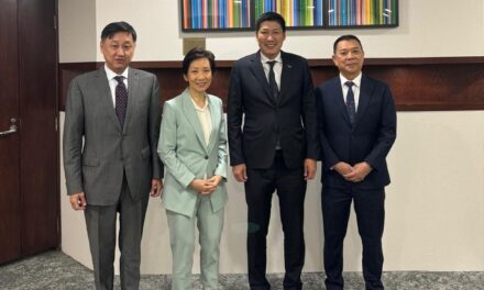 International Olympic Leaders Discuss Strengthening Sports Cooperation between Mongolia and Singapore