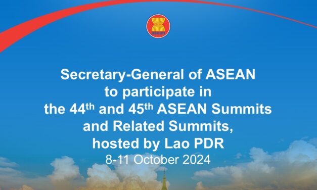 Secretary-General of ASEAN to Lead Delegation to 44th and 45th ASEAN Summits in Lao PDR