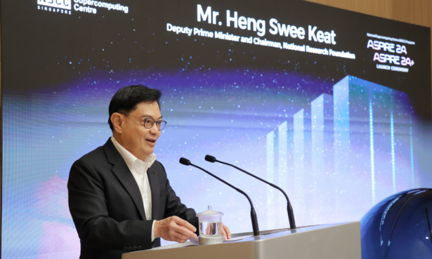 DPM Heng Swee Keat Announces Launch of New Supercomputers ASPIRE 2A and ASPIRE 2A+ at National Supercomputing Centre Singapore